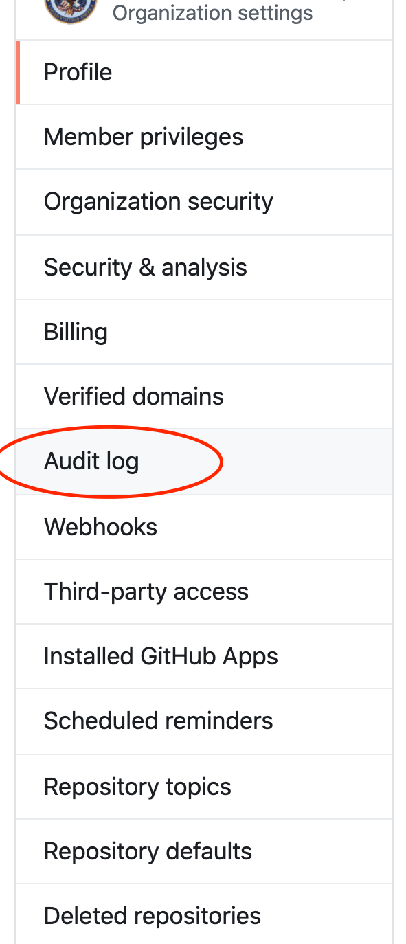 Audit log location